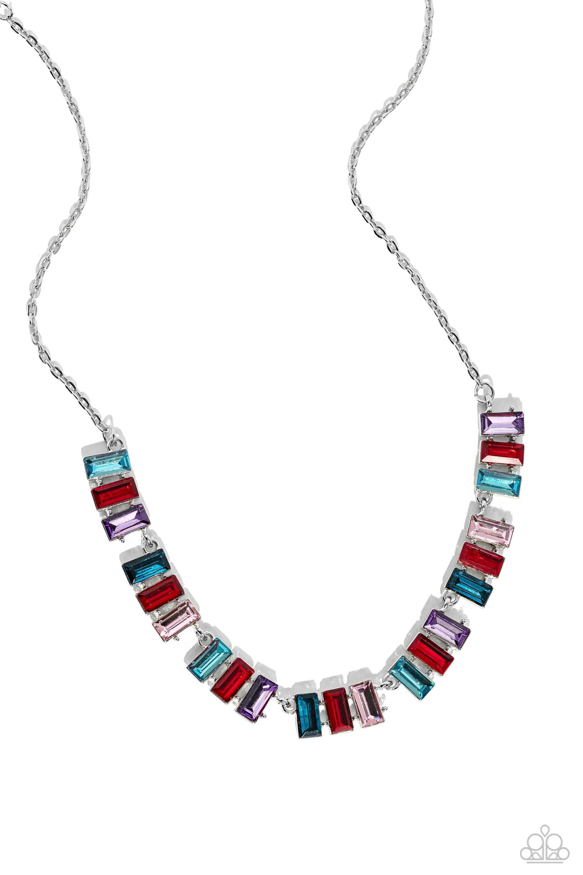 Paparazzi Elite Emeralds Necklace Red