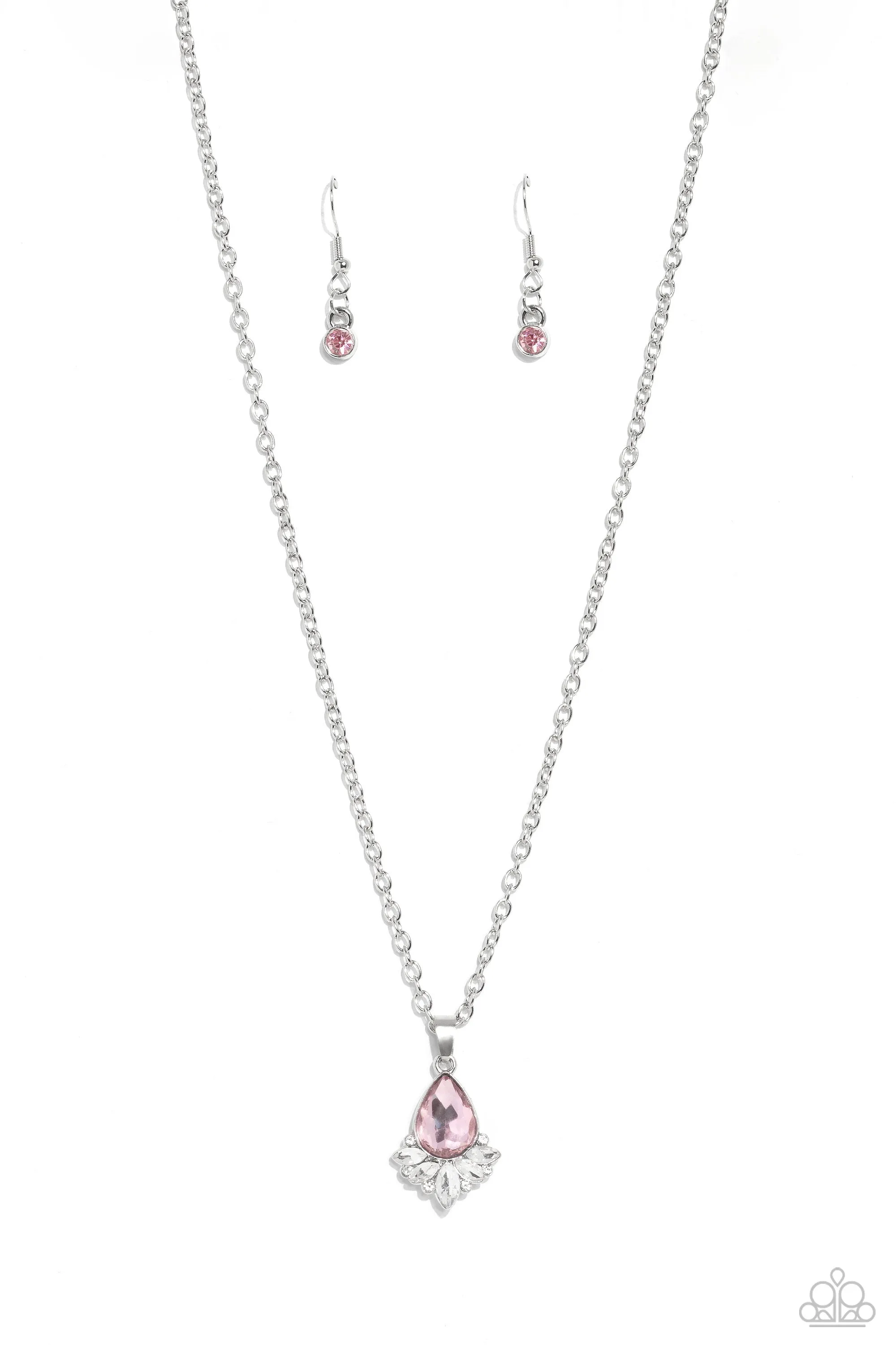 Paparazzi Fancy Fringe - Pink Necklace