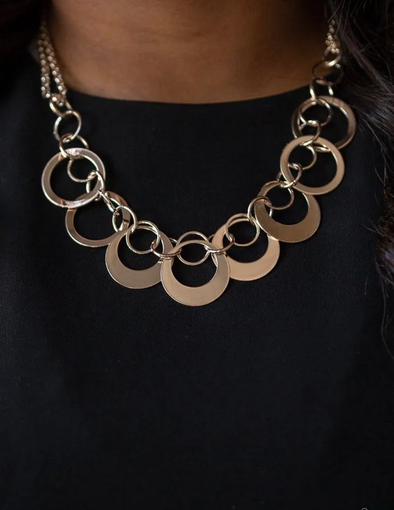 Paparazzi - In Full Orbit - Copper Necklace