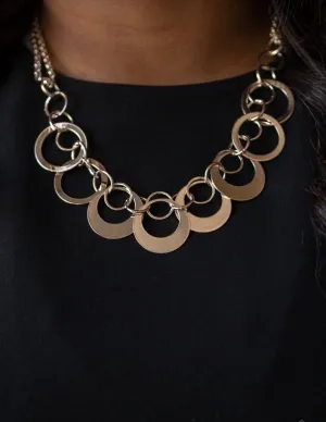 Paparazzi - In Full Orbit - Copper Necklace