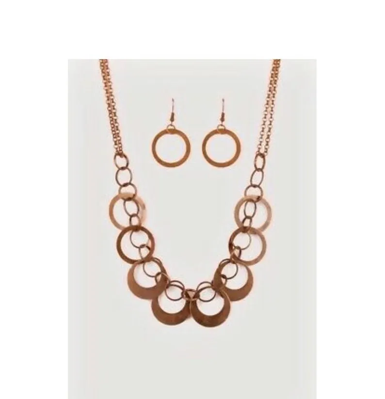 Paparazzi - In Full Orbit - Copper Necklace