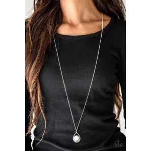 Paparazzi Rio Rancho Resplendence White Rhinestone Necklace & Earrings Set
