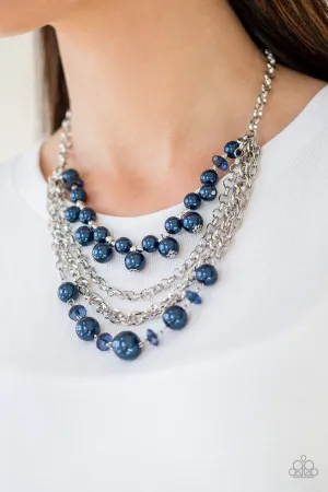 Paparazzi Rockin Rockette Necklace Blue