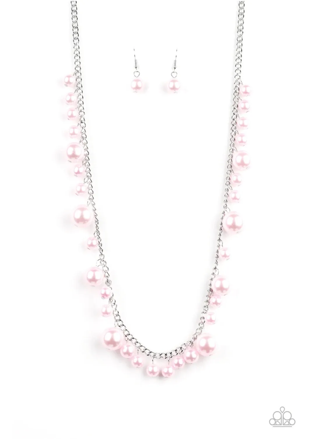 Paparazzi Theres Always Room At The Top - Pink Pearl Necklace
