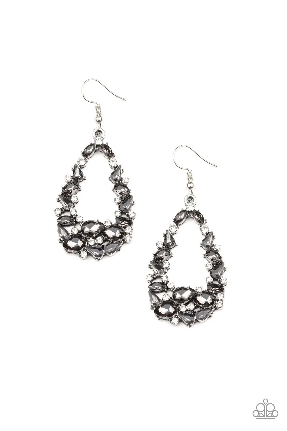 Paparazzi to BEDAZZLE, or Not To BEDAZZLE Earring Silver