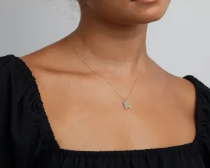 Pave Necklace - 18K Gold Vermeil
