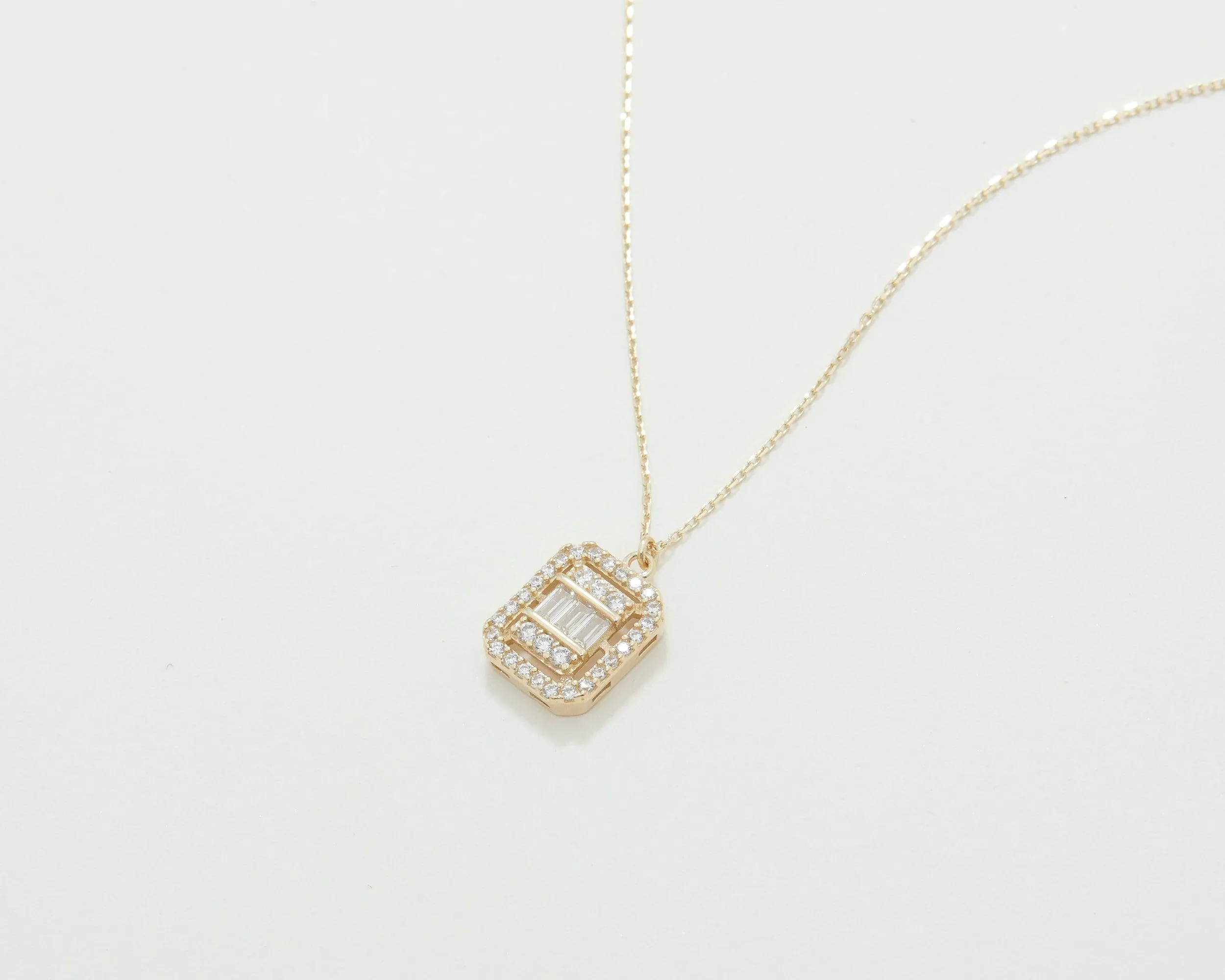 Pave Necklace - 18K Gold Vermeil