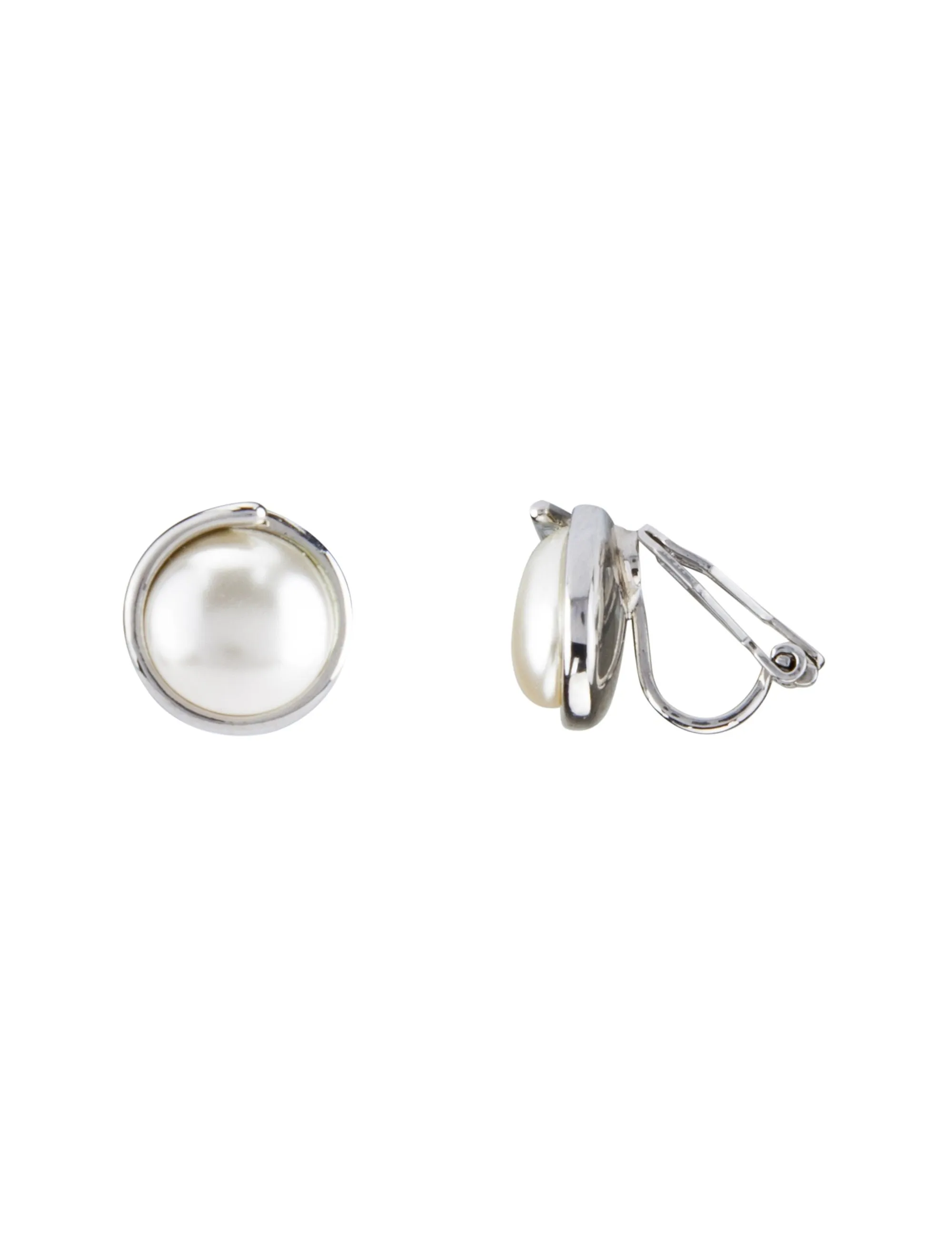 PEARL SET CLIP EARRINGS