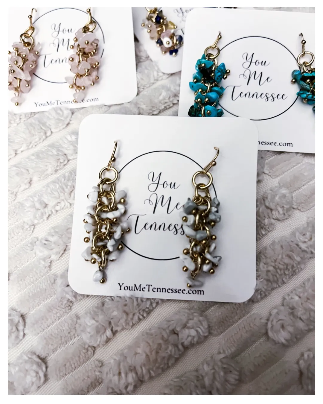 Pebble Stone Earrings