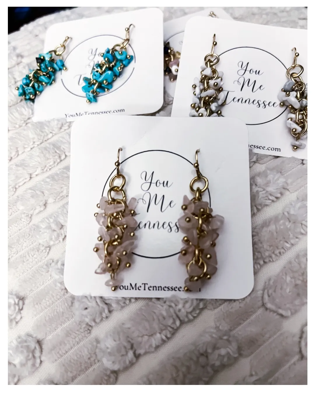 Pebble Stone Earrings