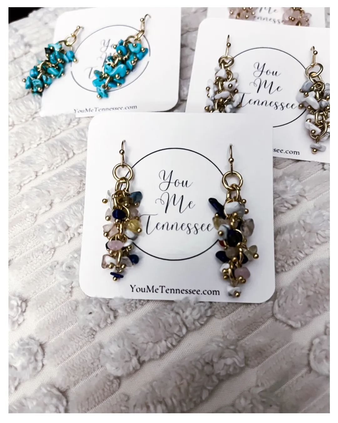 Pebble Stone Earrings