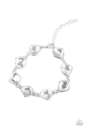 Perfect Imperfection White Paparazzi Bracelet