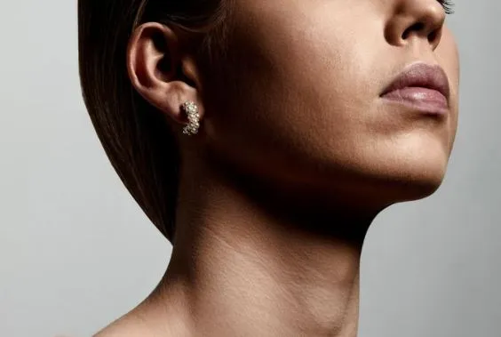 Pilgrim Jewellery Warmth Earrings - White - Gold Plated