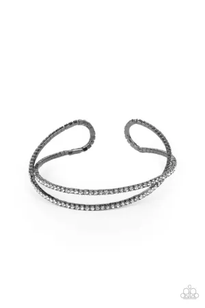 Plus One Status Black Paparazzi Bracelet