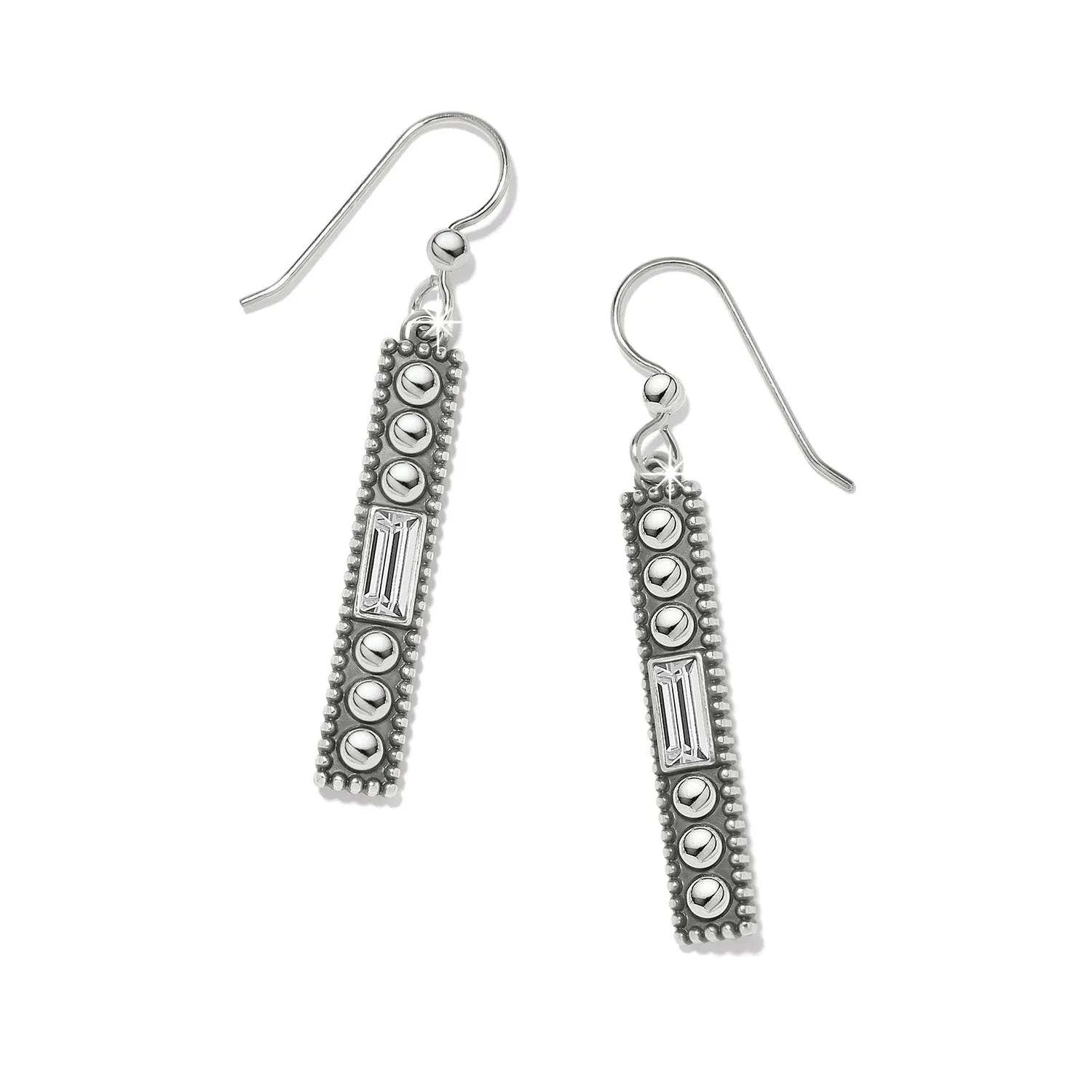 Pretty Tough Gem French Wire Earrings - JA999D