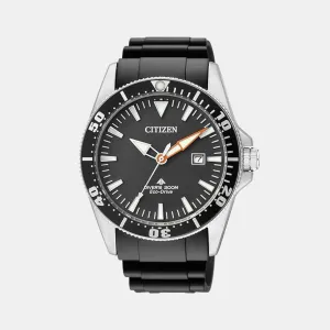 Promaster Men Black Eco-Drive Rubber Watch BN0100-00E
