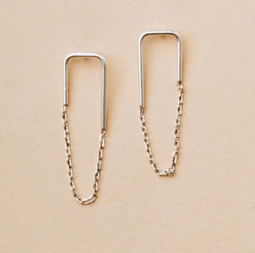 Refined Earring Collection - Filament Stud/Sterling Silver