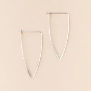 Refined Earring Collection - Galaxy Triangle/Sterling Silver