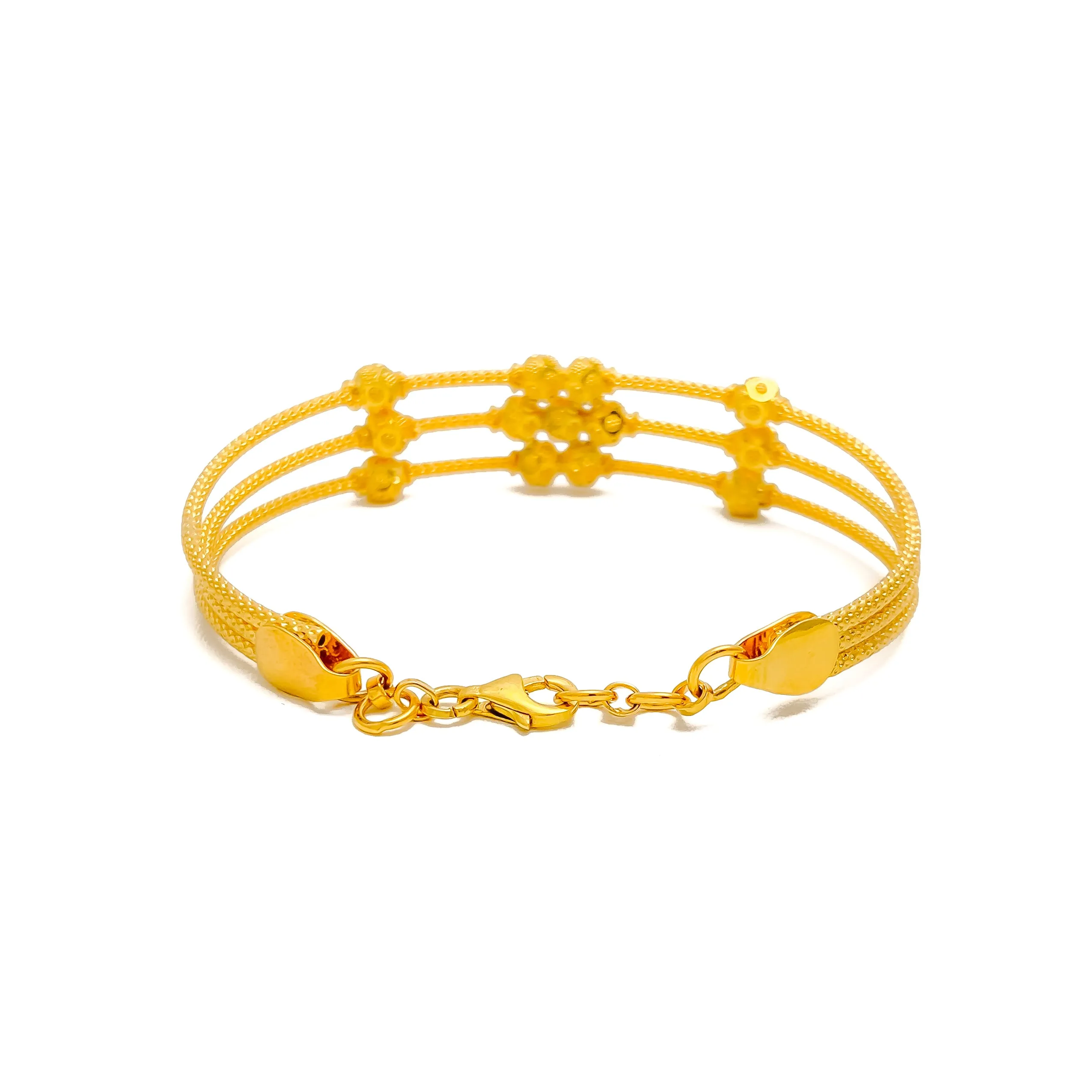 Refined glamorous 22k Gold Bangle Bracelet