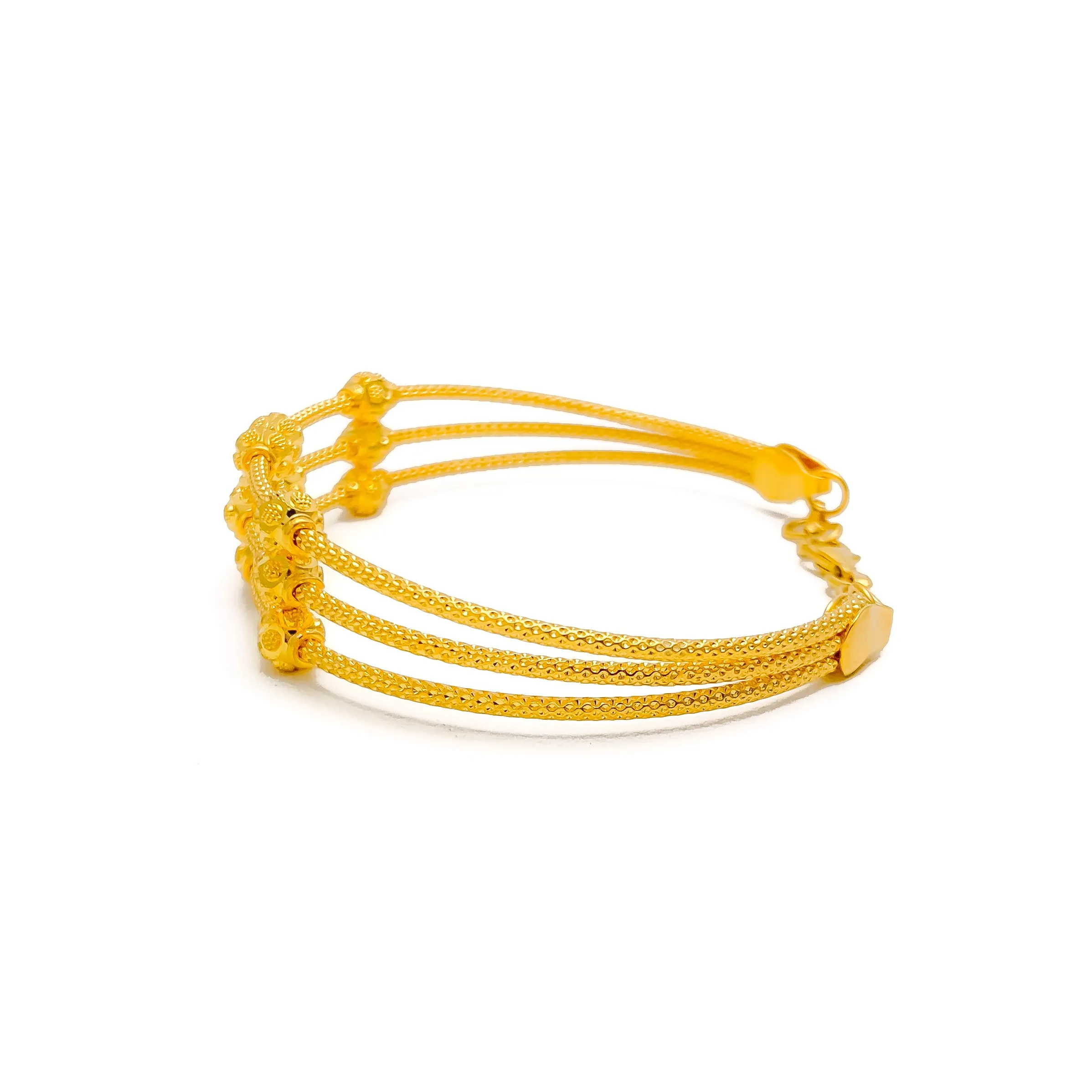 Refined glamorous 22k Gold Bangle Bracelet