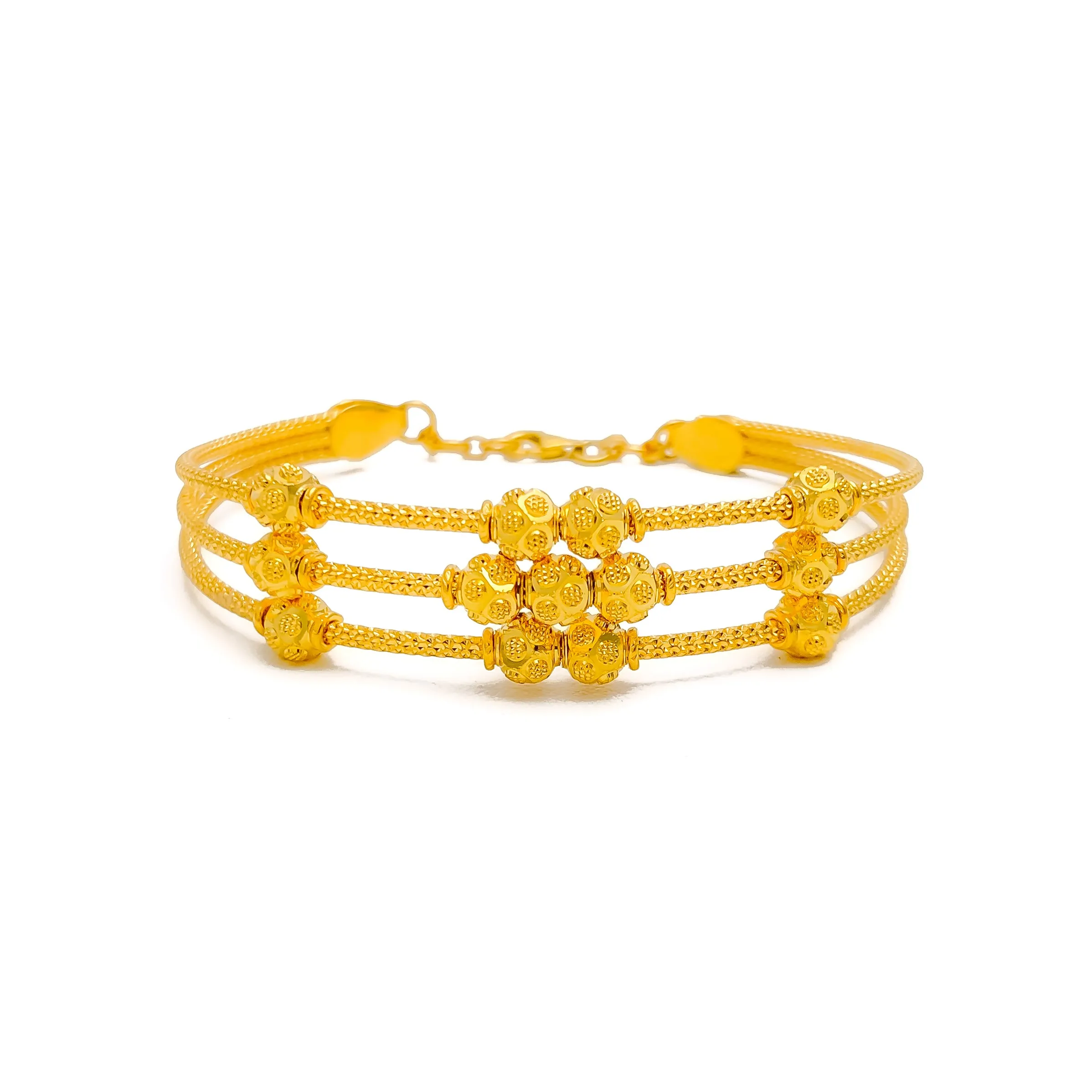Refined glamorous 22k Gold Bangle Bracelet