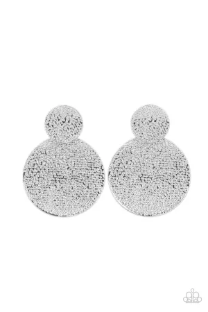 Refined Relic Silver Paparazzi Earrings