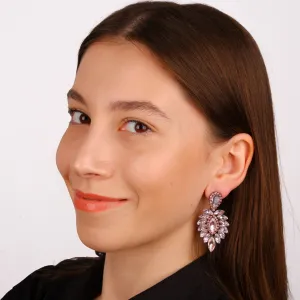Refined Silver Bridal Earrings