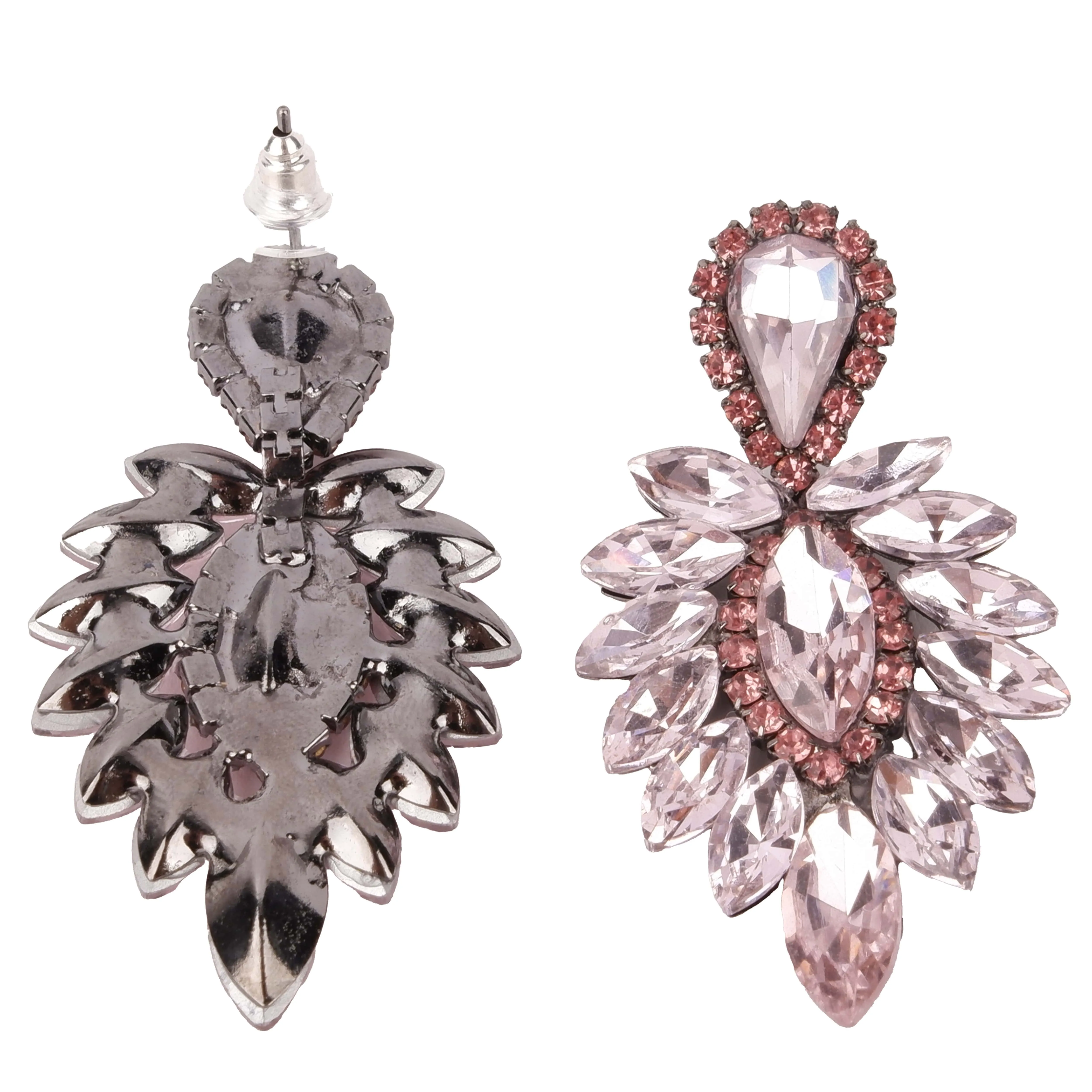 Refined Silver Bridal Earrings