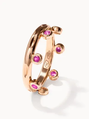 Ring GYPSY Crown Brilliant Cut 'Blush' 'Blush'