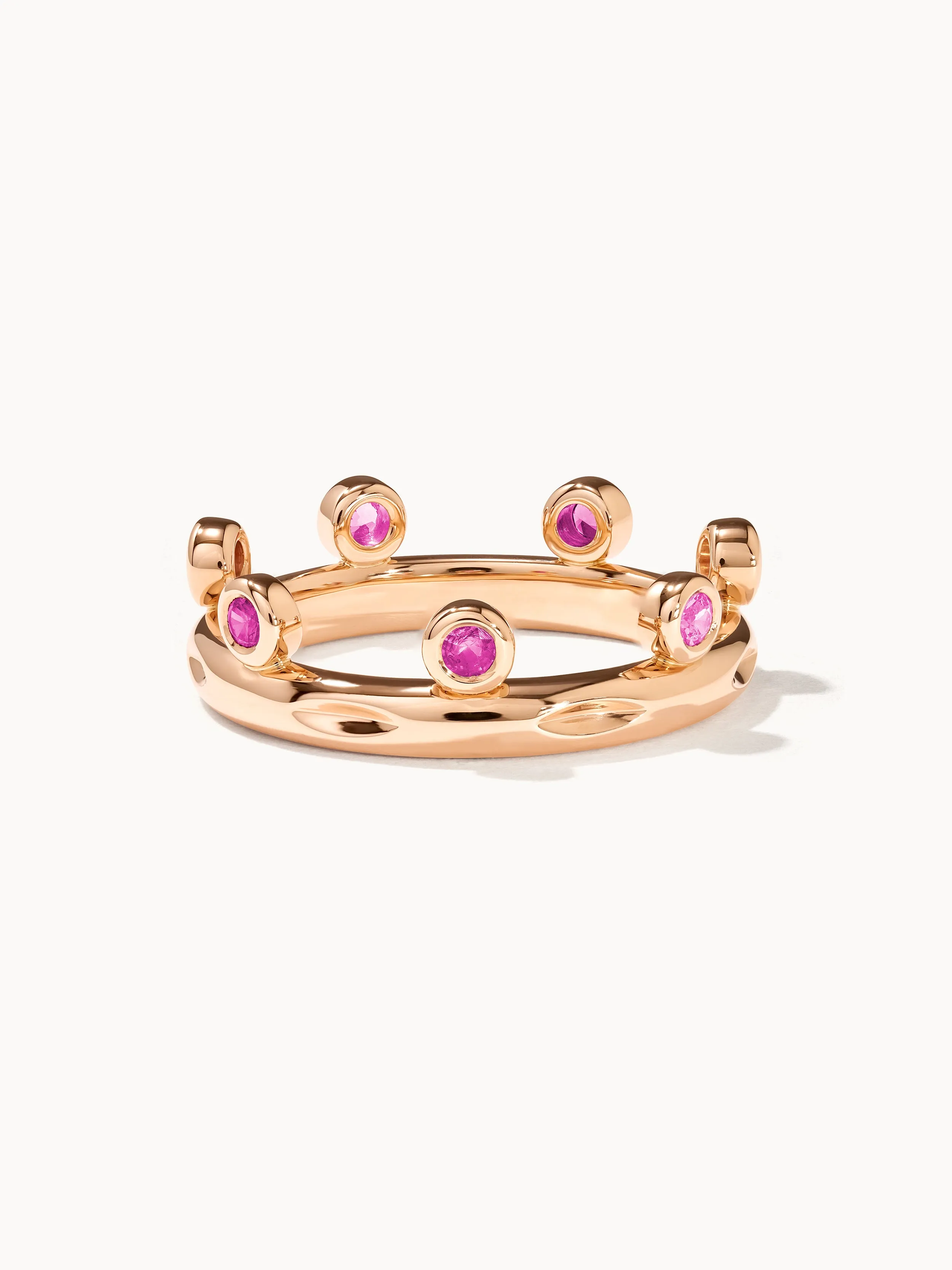 Ring GYPSY Crown Brilliant Cut 'Blush' 'Blush'