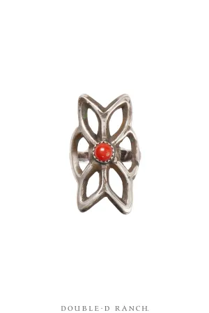 Ring, Shield, Coral, Vintage, 1545