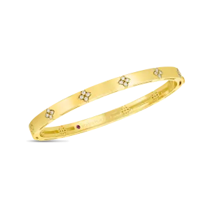 ROBERTO COIN VERONA NARROW WIDTH DIAMOND BRACELET
