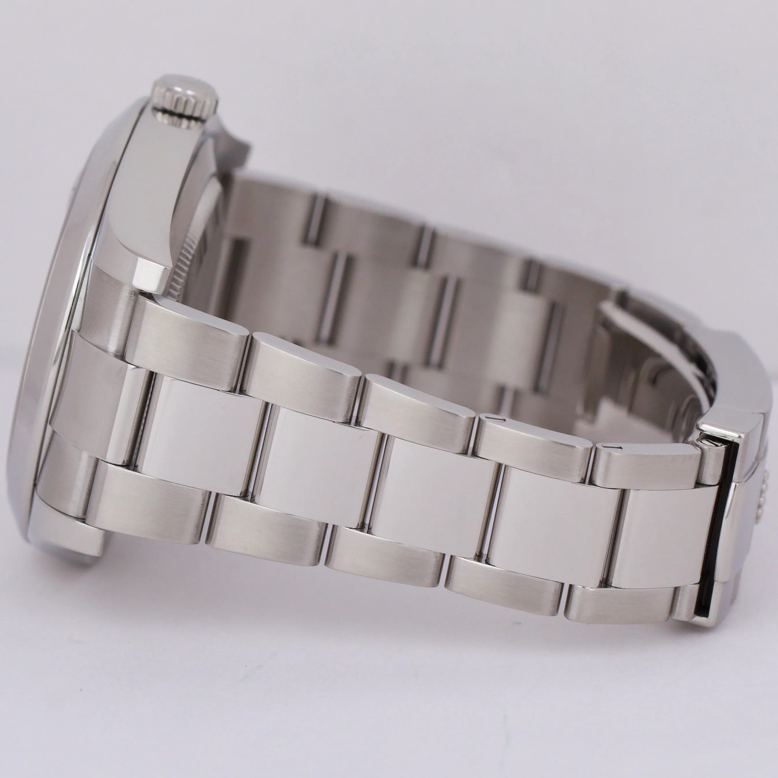 Rolex DateJust II GREEN ARABIC 41mm RHODIUM Stainless Steel Oyster 116300 Watch