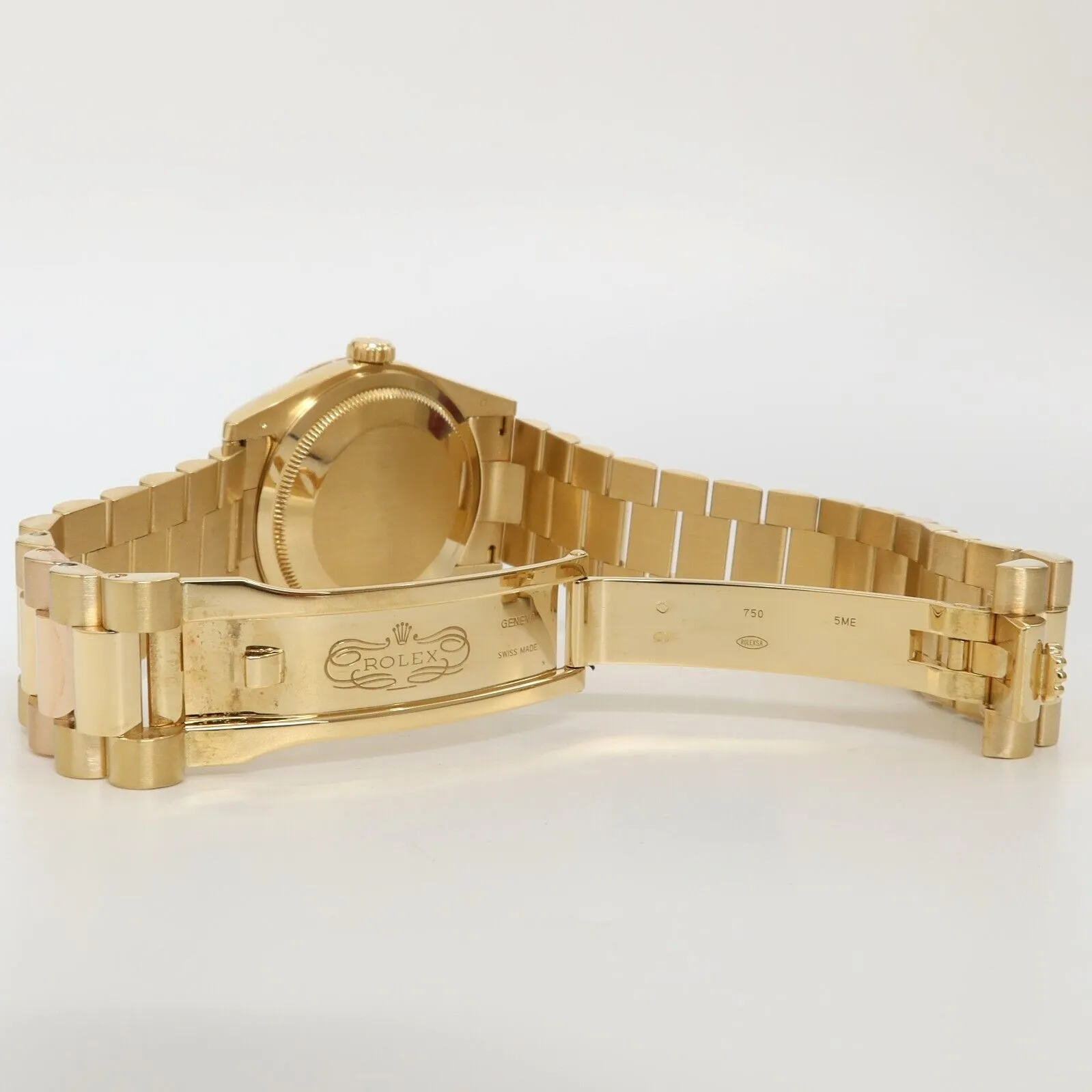 Rolex Day-Date "President" Gold Dial 36MM 18Kt Yellow Gold Automatic 118238