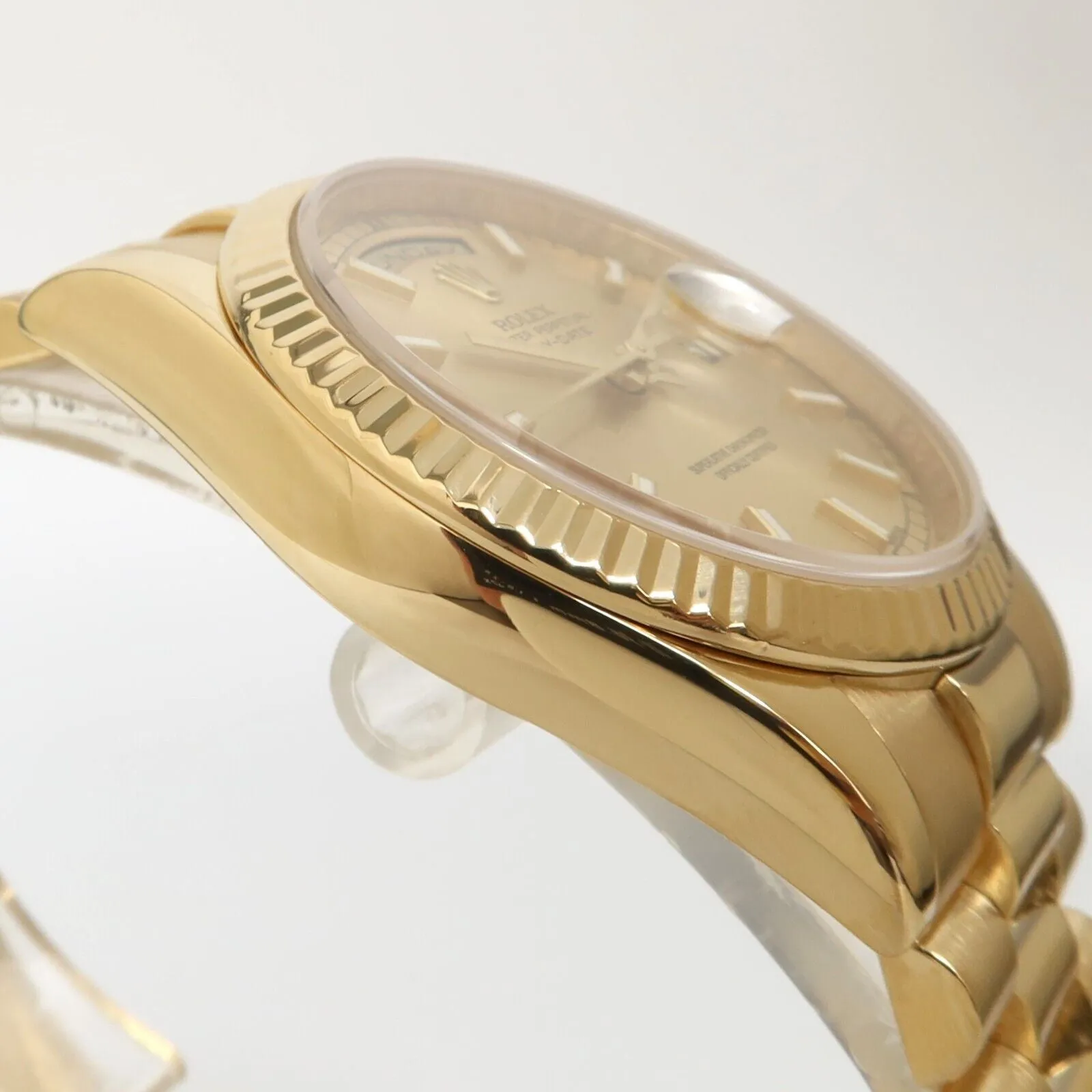 Rolex Day-Date "President" Gold Dial 36MM 18Kt Yellow Gold Automatic 118238