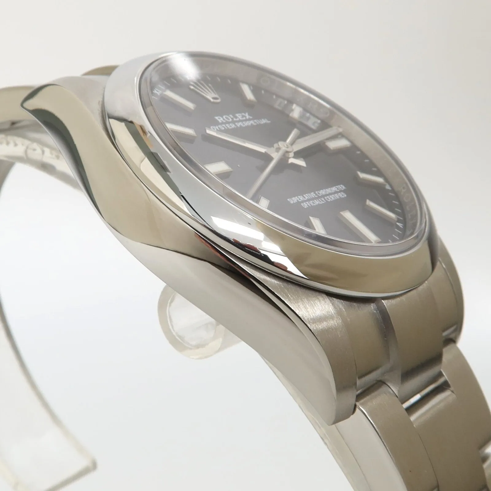 Rolex Oyster Perpetual 34 Black Dial Stainless Steel Oyster Automatic 124200