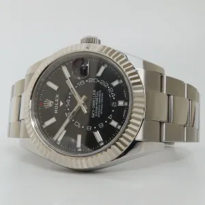 Rolex Sky-Dweller Black Dial Stainless Steel 42MM Automatic Oyster 326934