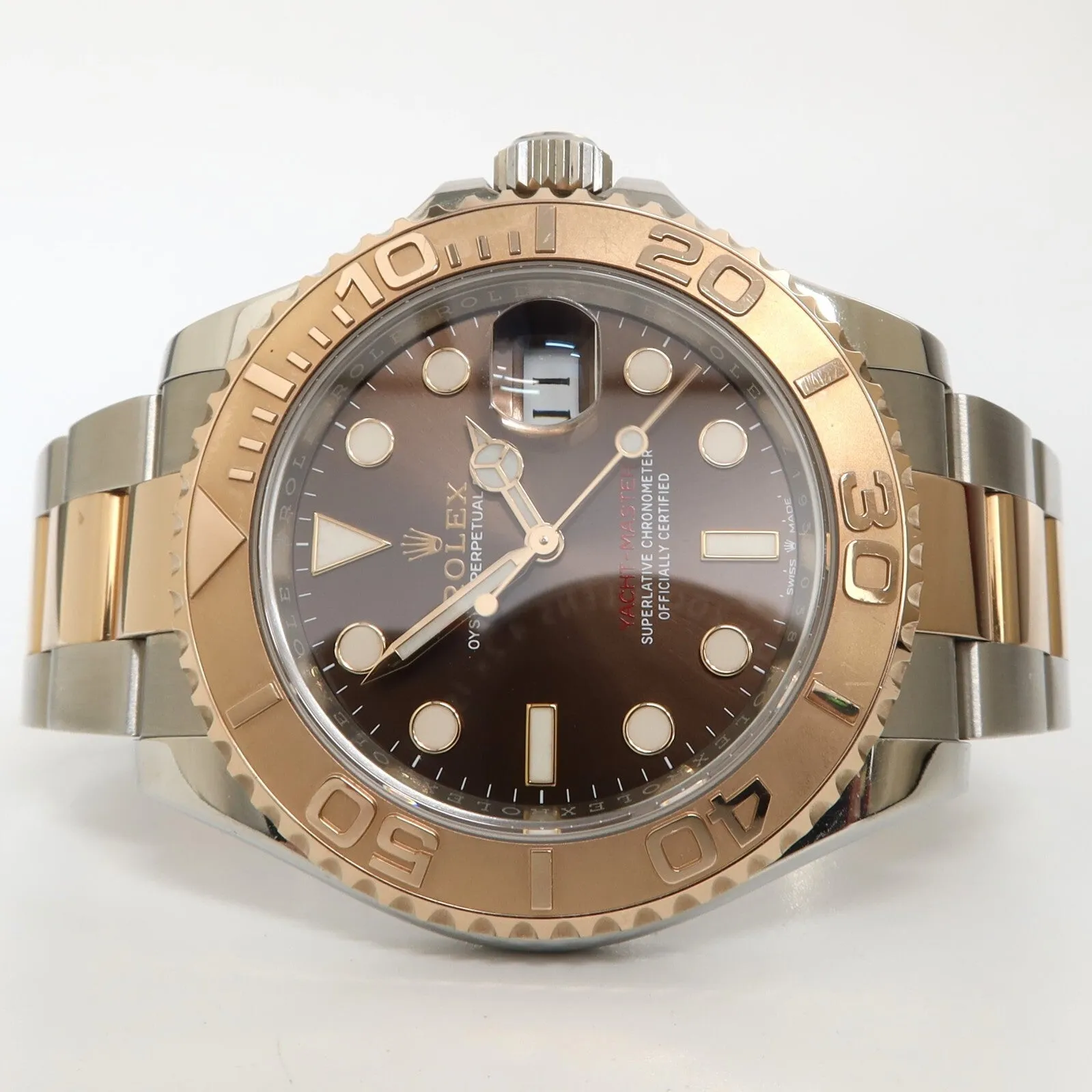 Rolex Yacht-Master 40 Chocolate Dial 18kt Rose Gold & Stainless Steel 126621
