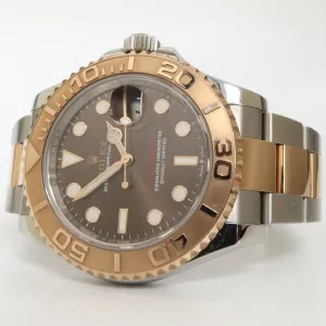 Rolex Yacht-Master 40 Chocolate Dial 18kt Rose Gold & Stainless Steel 126621
