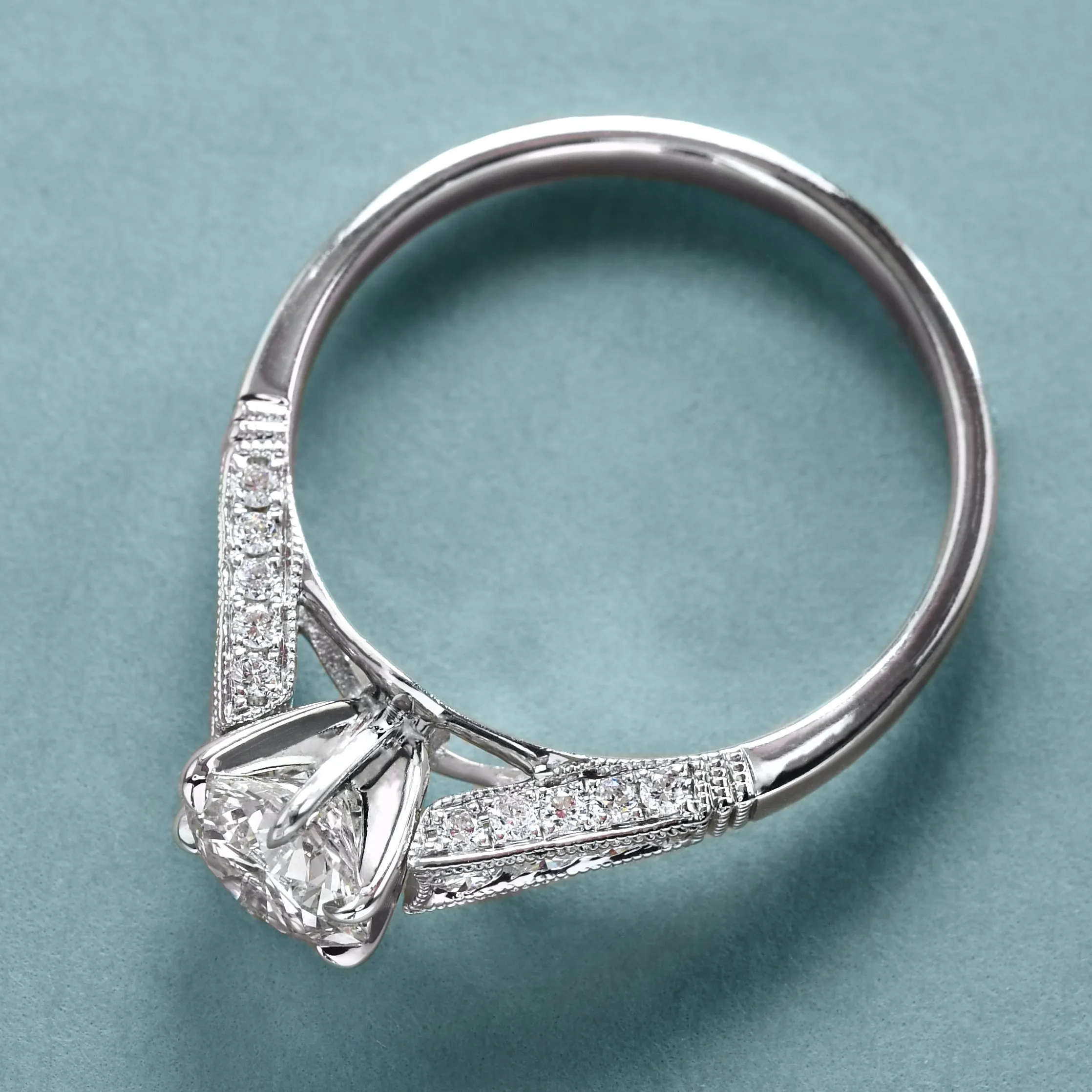 Romantic Vintage-Style Engagement Ring