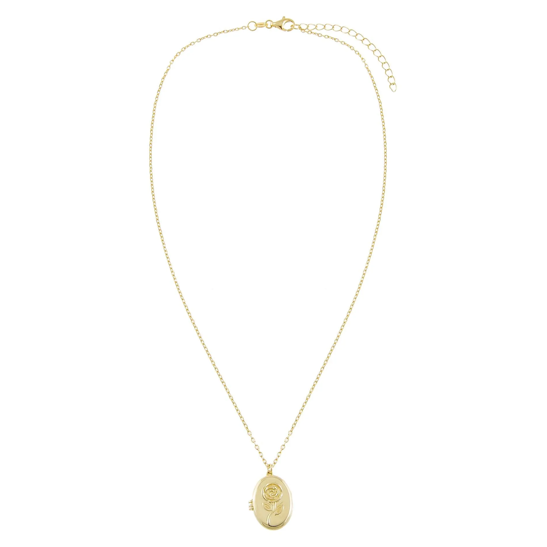 Rose Locket Necklace