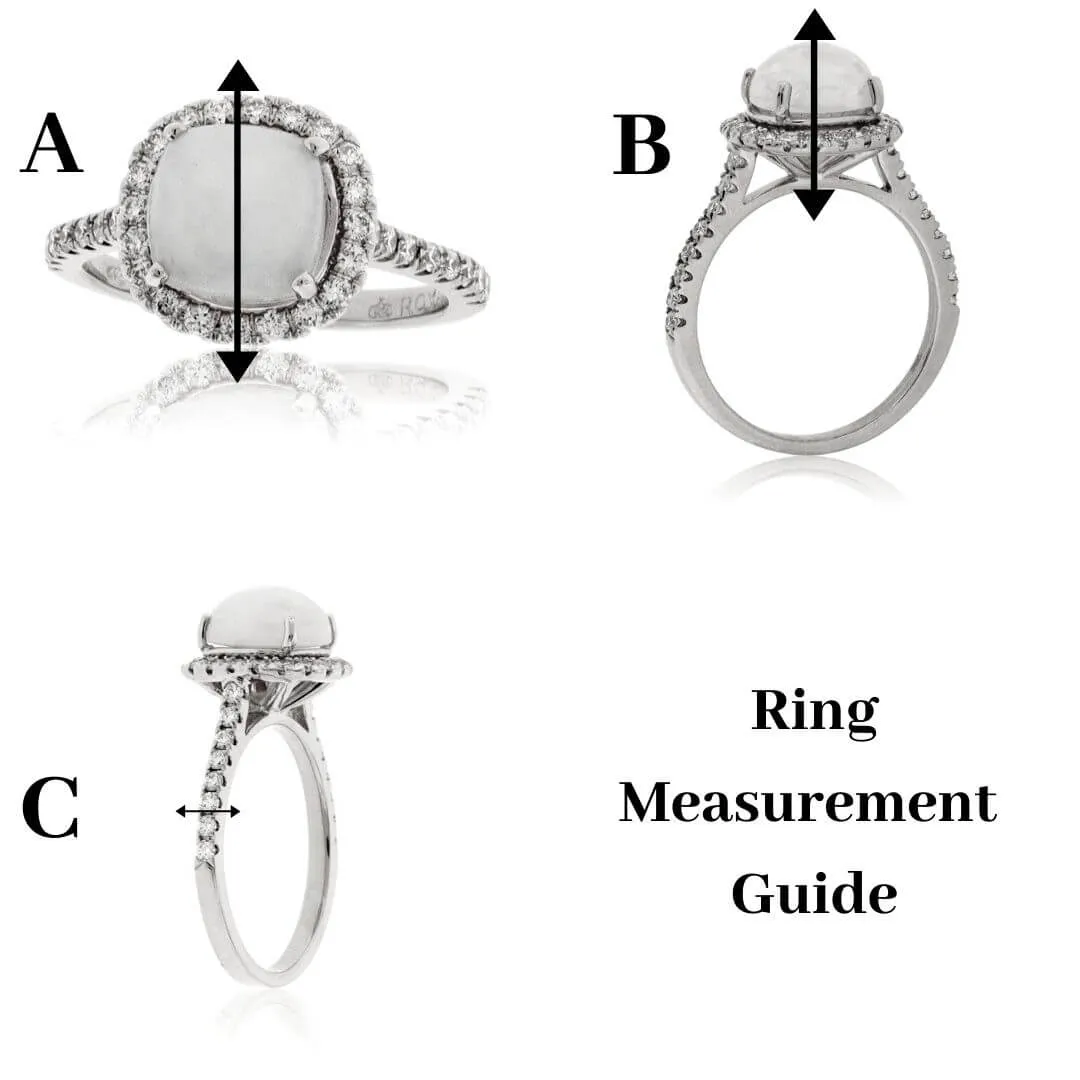 Round London Blue Topaz Milgrain Style Ring