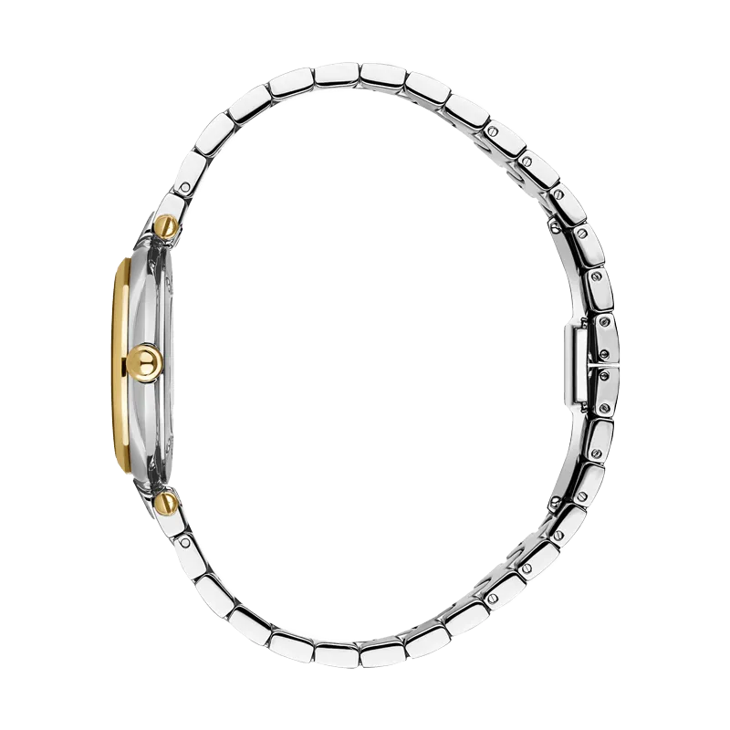 Saint Honore City Of Lights Women's Green MOP Dial Silver Gold Watch