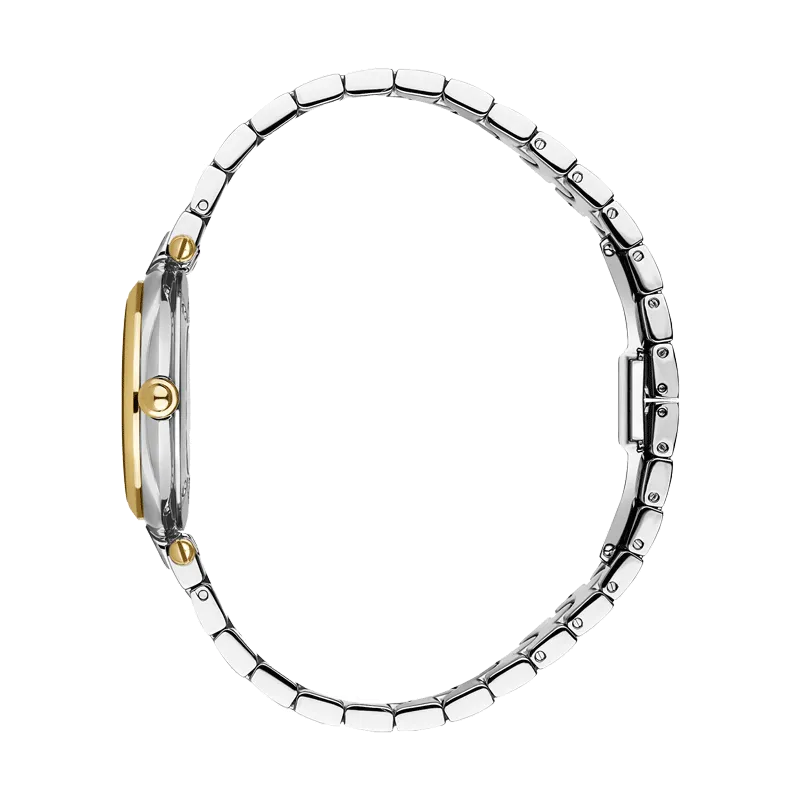 Saint Honore City of Lights Women's Silver MOP Dial Gold Bazel Silver Watch