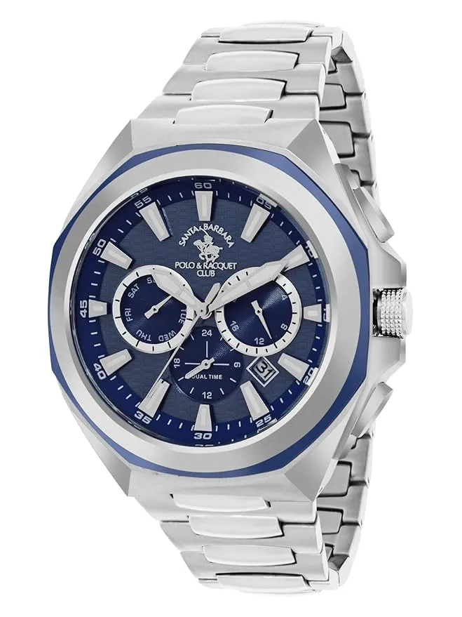 Santa barbara polo & racquet club Analog Blue Dial Men's Watch-SB.1.10539-2