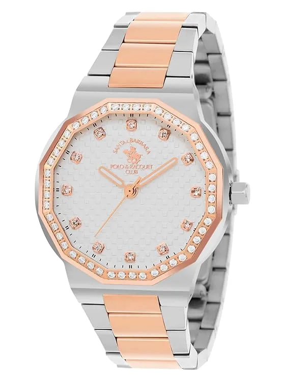 Santa Barbara White Dial Quartz Analog Watch - for Women SB.1.10552-5