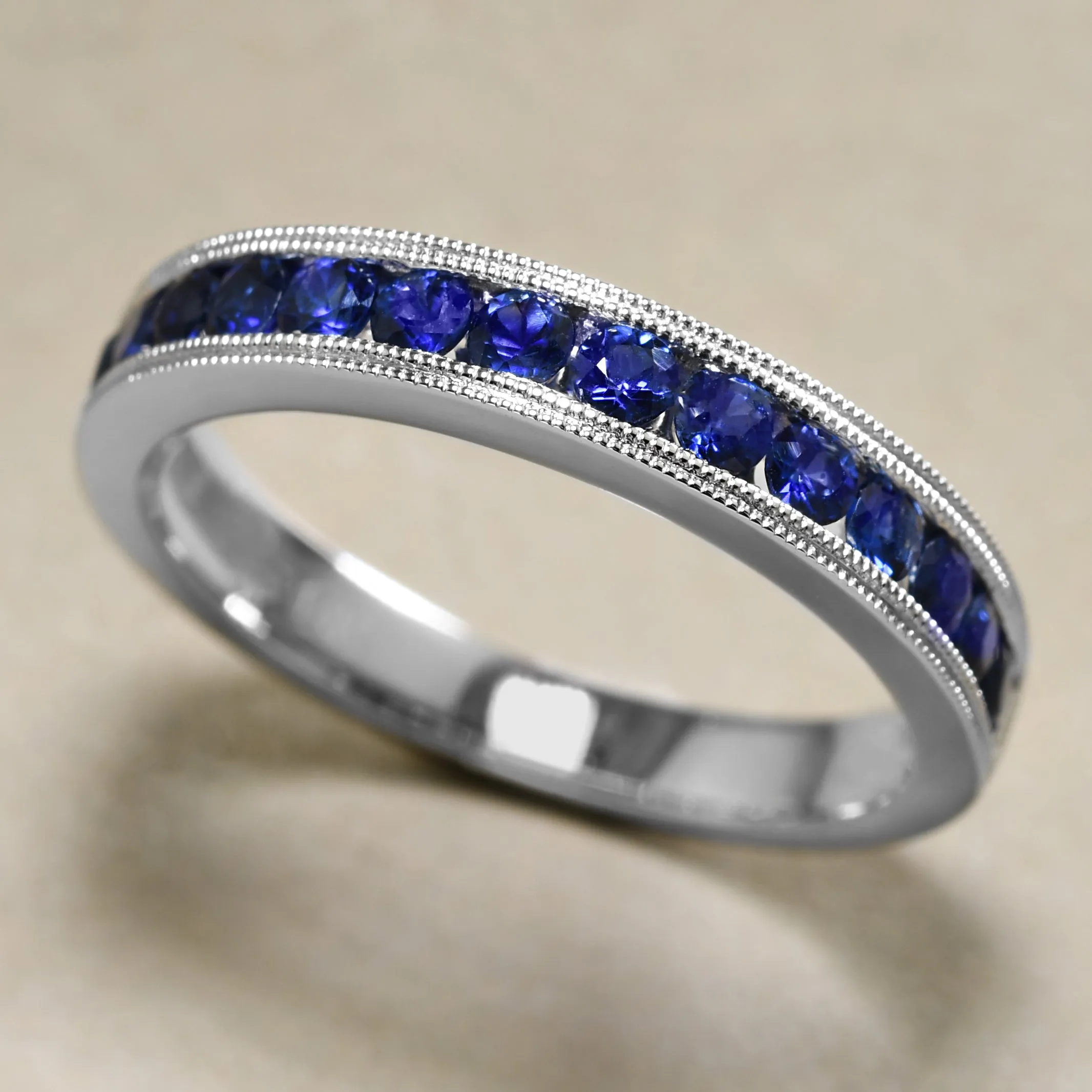 Sapphire Ribbon Ring