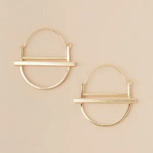 Scout Curated Wears Saturn Hoop Earring