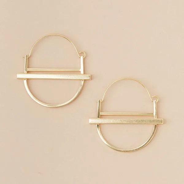 Scout Curated Wears Saturn Hoop Earring