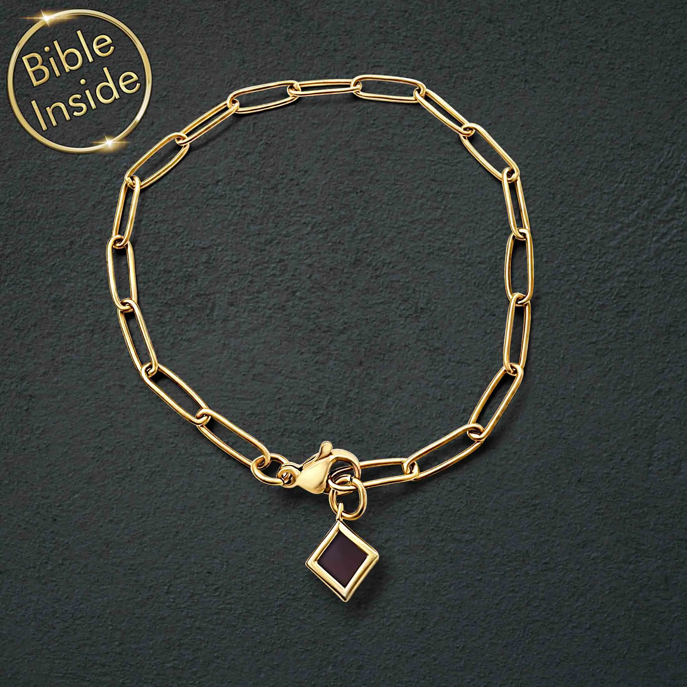 Scripture Bracelet with the Nano Bible - Link Path Bracelet